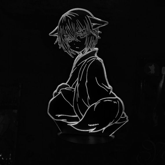 Акриловий світильник-нічник Томое 2 білий tty-n001847