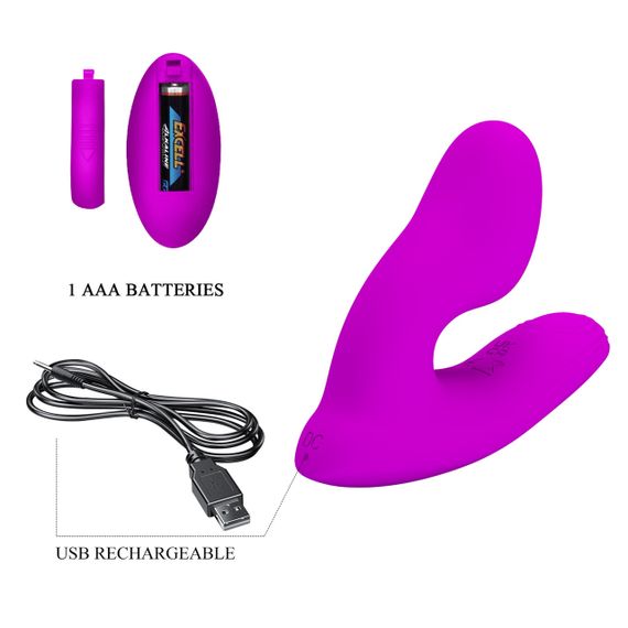 Вибромассажер PRETTY LOVE - Melvin, 12 vibration functions Memory function Wireless remote control sexstyle | Зображення 3