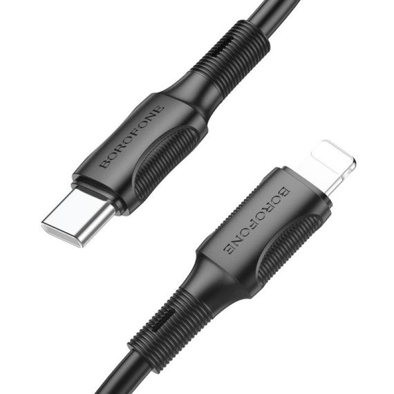 Дата кабель Borofone BX80 Succeed Type-C to Lightning 20W (1m) Black | Зображення 2