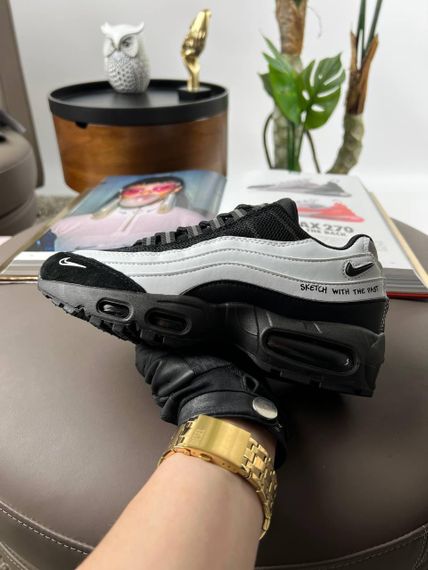 Жіночі кросівки Air Max 95 White Black , В'єтнам 40 25-25.5 см | Зображення 3