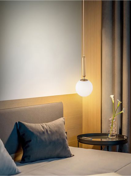 Люстра підвісна на 1 лампочку 27051 Латунь 40-100х15х15 см.