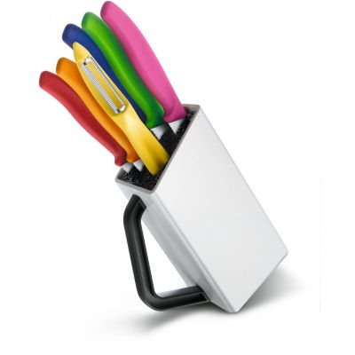 Набір ножів Victorinox SwissClassic Utility Block 6 шт Color (6.7127.6L14) | Зображення 1