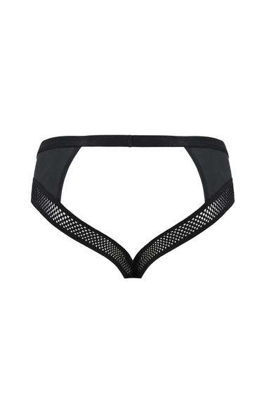 Сексуальні чоловічі труси відкриті Passion 030 SLIP OPEN TOM, Чорний, 2XL, 3XL, Великі розміри | Зображення 3