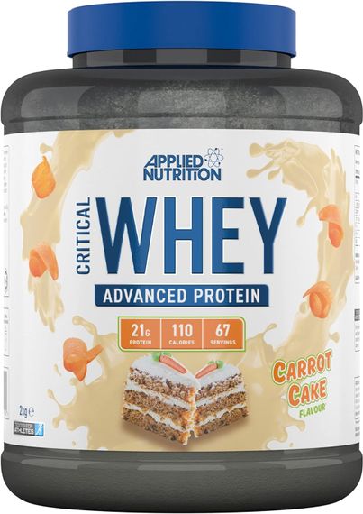 Протеїн Applied Nutrition Critical Whey Protein Powder 2kg (2kg - 67 Servings) (Carrot Cake)