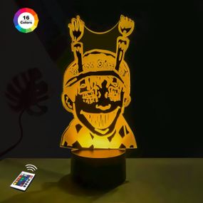 3D светильник ночник с пультом "Соуджи" 3DTOYSLAMP