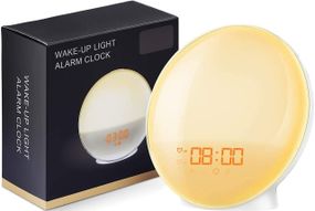 Смарт будильник нічник Wake-up Light з імітацією світанку і заходу з FM-радіо