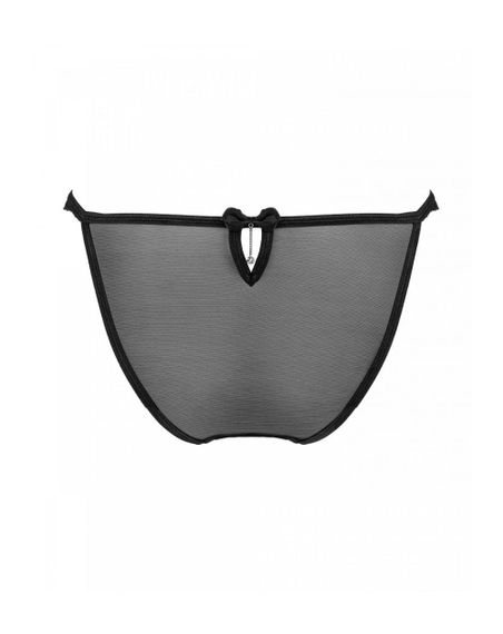 Трусики напівпрозорі з мереживом Obsessive Ivannes чорний, L/XL Sex Aura | Зображення 3