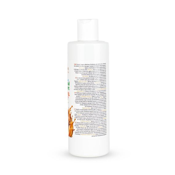 Водний лубрикант 2в1 для інтимної близькості та масажу MyLove Aroma Series Caramel (Карамель), 300 м Sex Aura | Зображення 3