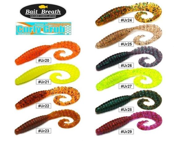 Приманка Bait Breath Curly Grub 3,5" (10шт) | Зображення 1