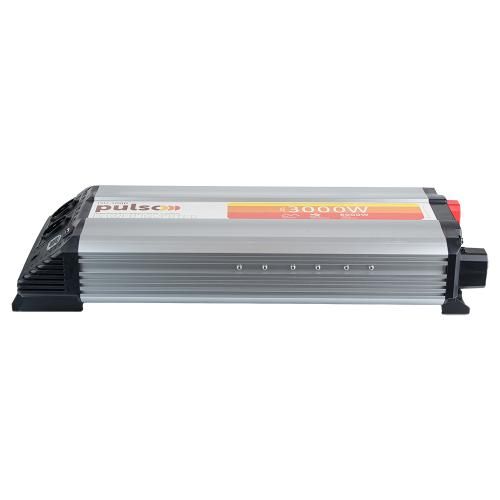 Перетворювач напруги PULSO/ISU-3000/12V-220V/3000W/LCD/USB-5VDC2.0A/син.хвиля/клеми | Зображення 4