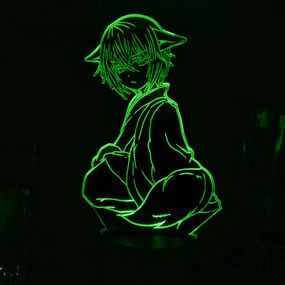 Акриловий світильник-нічник Томое 2 зелений tty-n001844