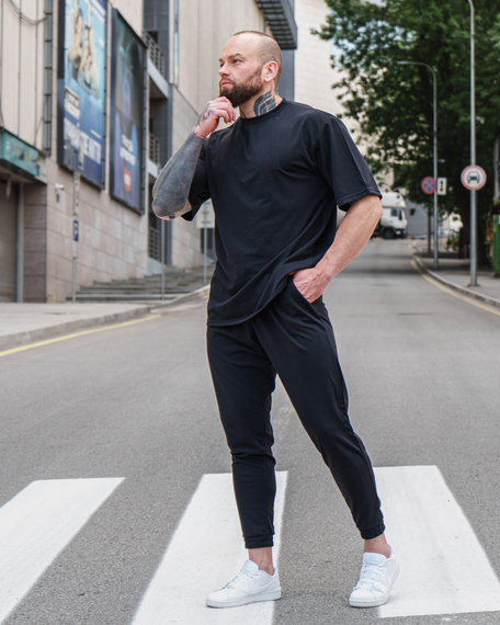 Комплект Марсель оверсайз чёрный S M | Зображення 6