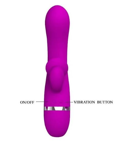 Вибромассажер с клиторальным стимулятором Pretty Love - BERT sexstyle | Зображення 4