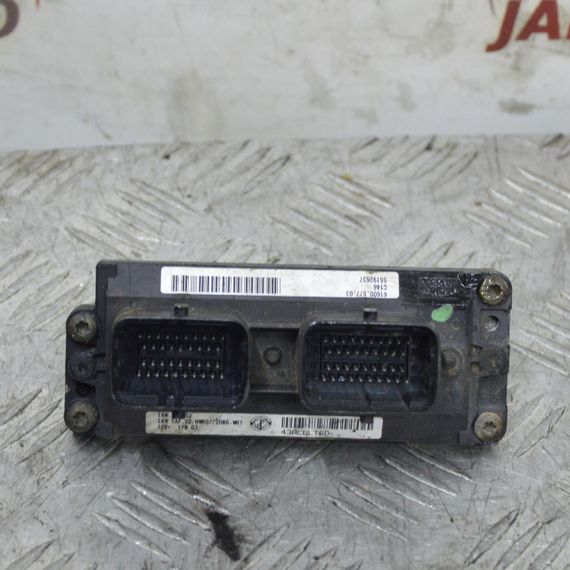 Блок керування двигуном 1.2 Fiat Panda II 2003-2011 Комп'ютер ЕБУ мотора Фіат Панда 2 6160057703 55192637 | Зображення 1