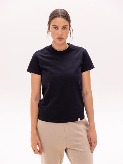 Футболка жіноча базова чорного кольору, 2XL