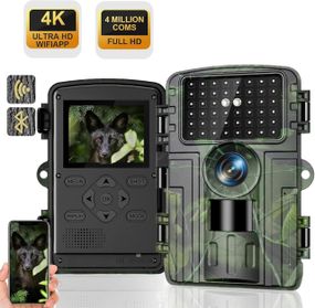 Камера для охоты 4K 60MP Full HD Wi-Fi с приложением для передачи данных на мобильный телефон