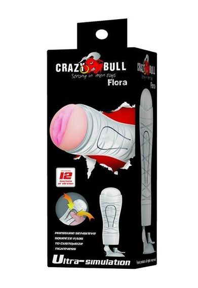 Мастурбатор попка с вибрацией Crazy Bull - FLORA, BM-00900T48Z-1 sexstyle | Зображення 14