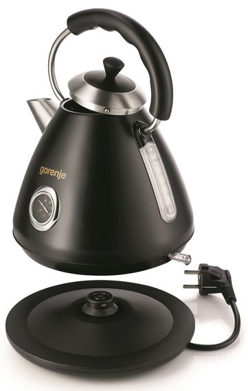 Электрочайник Gorenje K17CLBK/1.7 л/2200 Вт/автоотключение/система защиты от перегрева/индикация/черный (K17CLBK) | Зображення 4
