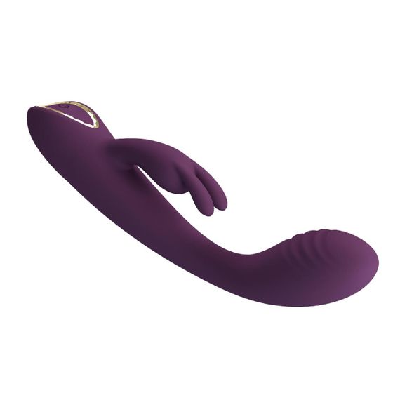Вібратор - Pretty Love Emma Powerful Silicone Rabbit Vibrator Sex Aura | Зображення 4