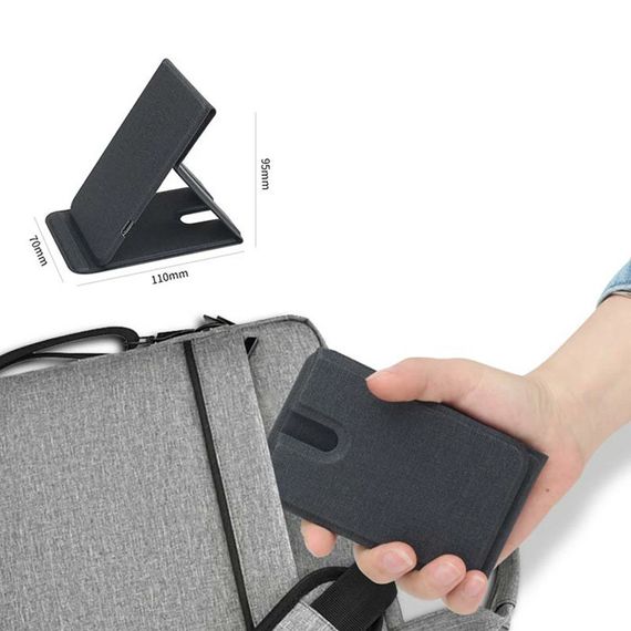 Подставка для телефона STAND JD-S69 с БЗУ 15W Black | Зображення 4