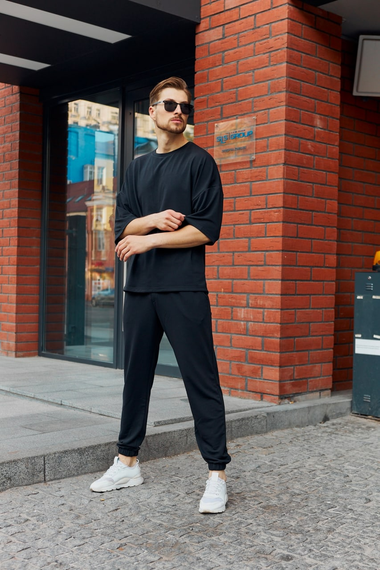 Комплект Марсель оверсайз чёрный S M | Зображення 3