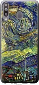 Чехол на Samsung Galaxy A40s A3050 Винсент Ван Гог. Звёздная ночь из силикона FCh_032971
