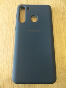 Чохол Silicone Cover Case для Samsung A21/A215 dark blue