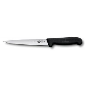 Кухонный нож Victorinox Fibrox Filleting Flexible 18 см Black (5.3703.18)