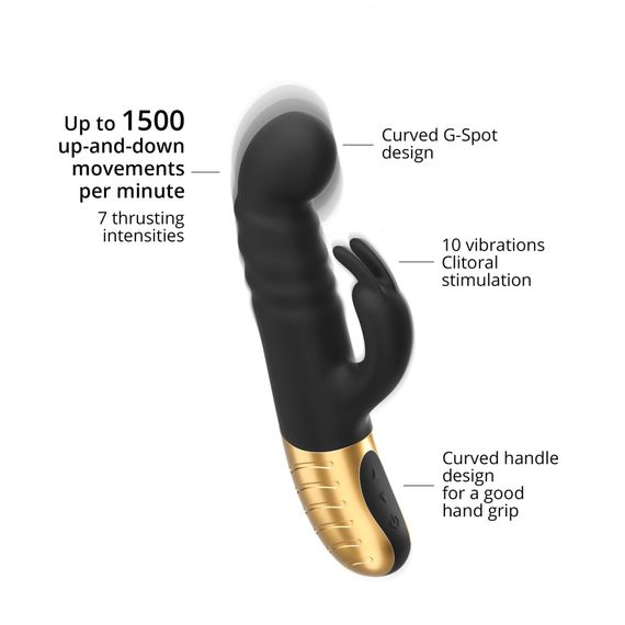 Вібратор Dorcel G-STORMER зі зворотно-поступальним рухом головки, стимуляція точки G | Зображення 2
