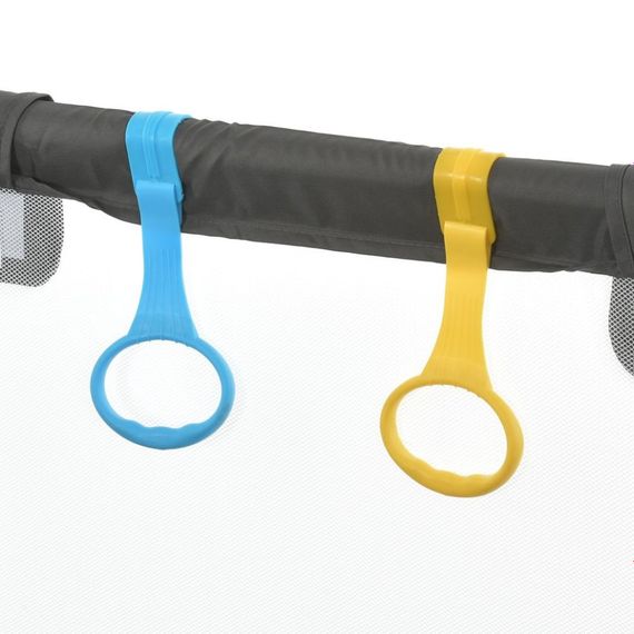 Детский манеж MR 1338-G, серый, с баскетбольным кольцом | Зображення 4