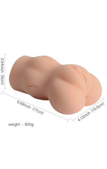 МАСТУРБАТОР "Mesa Pussy S" вагіна-анус без вібрації Sex Aura | Зображення 7