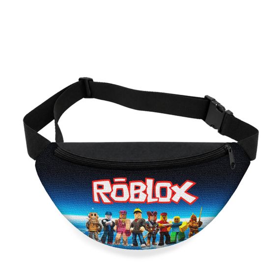 Дитяча сумка-бананка Roblox 32х15 см на пояс або через плече (5965)