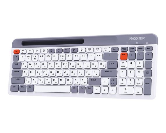 Бездротова клавіатура Maxxter KBW-02G-UA | Зображення 1