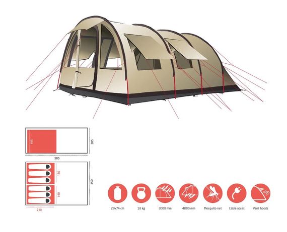 Намет Grand Canyon Helena 6 Mojave Desert (330033) (DAS302049) | Зображення 9