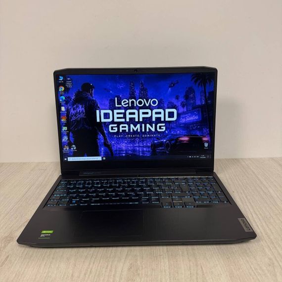 Игровой ноутбук Б-класс Lenovo IdeaPad Gaming 3 15IMH05 / 15.6" (1920x1080) IPS / Intel Core i5-10300H (4 (8) ядра по 2.5 - 4.5 GHz) / 8 GB DDR4 / 256 GB SSD / nVidia GeForce GTX 1650, 4 GB GDDR5, 128-bit / WebCam / HDMI б/у | Зображення 1