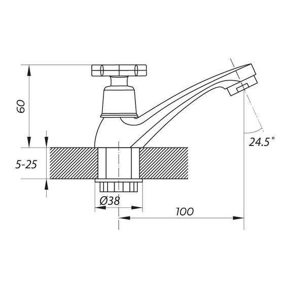Монокран на одну воду Zerix JIK15 102-A (ZX2756) | Зображення 1