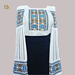 Рубашка Украинская вышиванка  444295611 цвет белый размер XXL/3XL