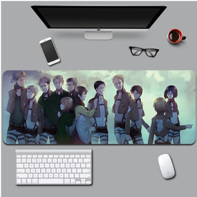 Игровая поверхность для мышки с Аниме принтом "Атака Титанов / Attack on Titan" 800*300*3 мм 0618