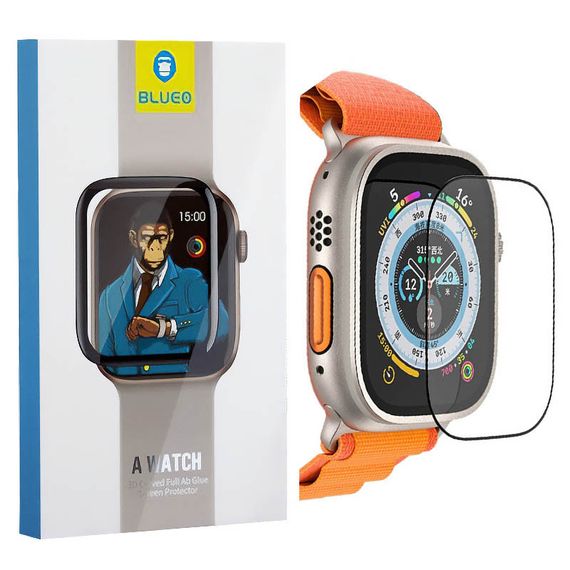Захисне 2.5D скло Blueo Corning Gorilla Glass для Apple Watch Ultra / Ultra 2 49mm | Зображення 1