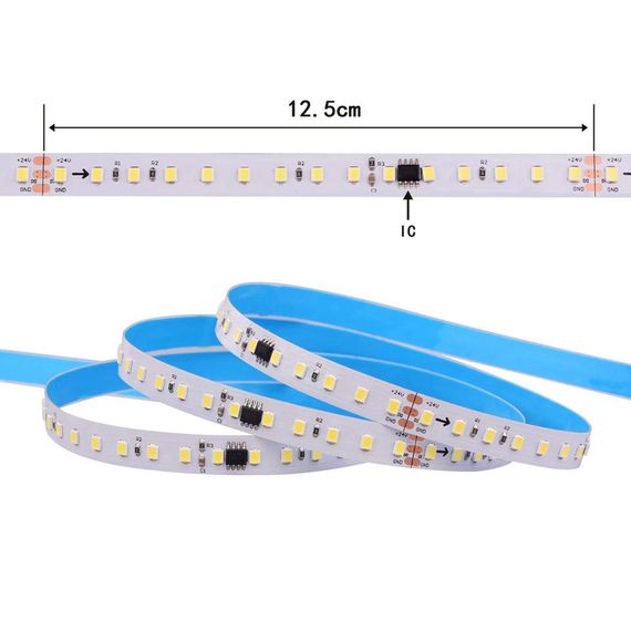 Світлодіодна LED стрічка PROLUM™ RUN 24V; 2835\120; IP20; Series "SMART", Білий (5500-6000К) | Зображення 4