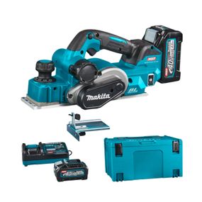 Рубанок акумуляторний Makita KP001GM201 (82 мм, 15000 хв-1, BL, XGT, AWS, Makpac)