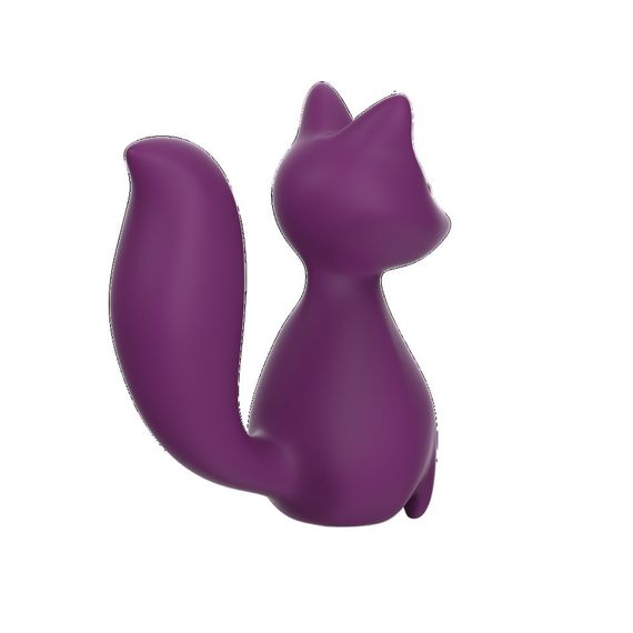 Міні-вібратор кліторальний Every Night Toys Doris у формі лисиці фіолетовий, 10 режимів вібрації Sex Aura | Зображення 2