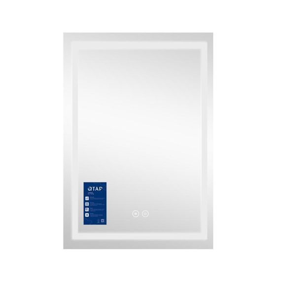 Зеркало Qtap Mideya (DC-F936) 500х800 с LED-подсветкой Touch, с антизапотеванием, диммером QT2078F936W | Зображення 3