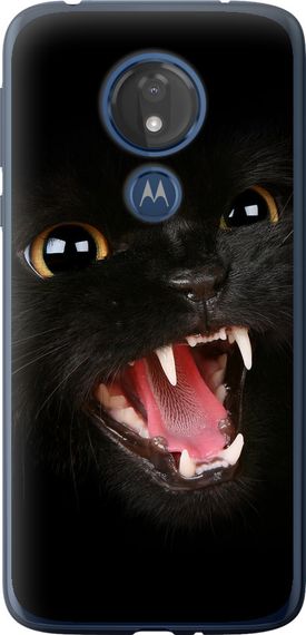 Чехол на Motorola Moto G7 Power Чёрная кошка "932u-1657-17620"
