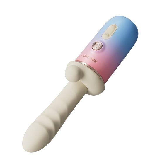 Смарт-мини секс-машина Lovense Spinel имитация фрикций, подогрев, 3 насадки, на присоске Sex Aura | Зображення 1