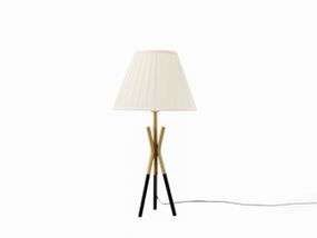 Настольная лампа с абажуром TE-31/1 E27 BK+BE