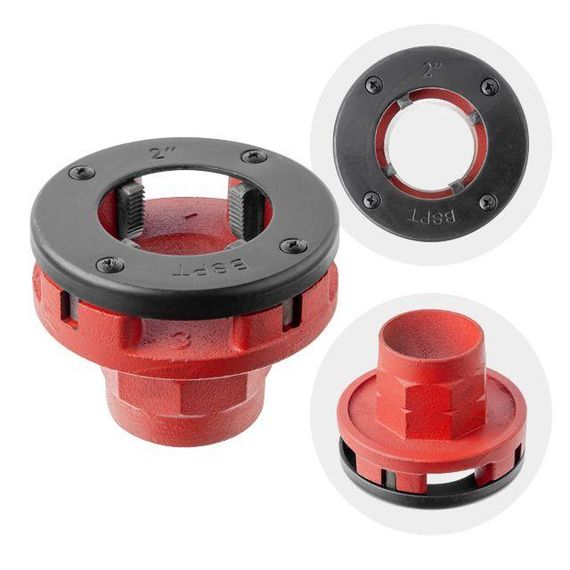 Набір плашок для нарізання різьби 1 1/2"; 2", 2 од. INTERTOOL SD-8002 | Зображення 6