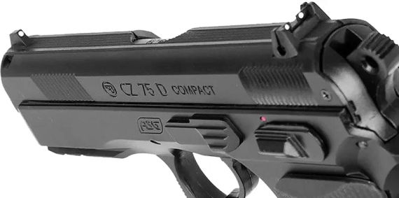 Пістолет страйкбольний ASG CZ 75D Compact Green Gas кал. 6 мм | Зображення 2