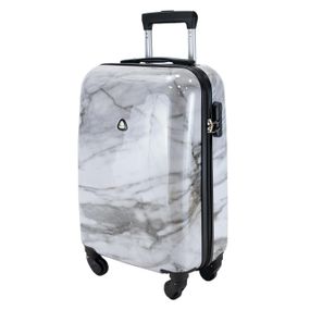 Валіза Semi Line 20" (S) White Marble (T5731-1)