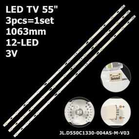 LED підсвітка TV 55" 1063mm 12-led JL.D550C1330-004AS-M-V03 L55M5-AD 3шт.